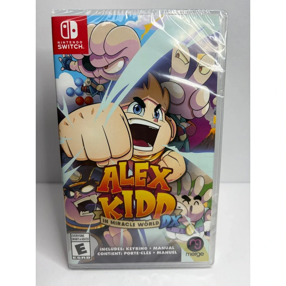 Alex Kidd in Miracle World DX Nintendo Switch New Sealed with Keyring & Manual